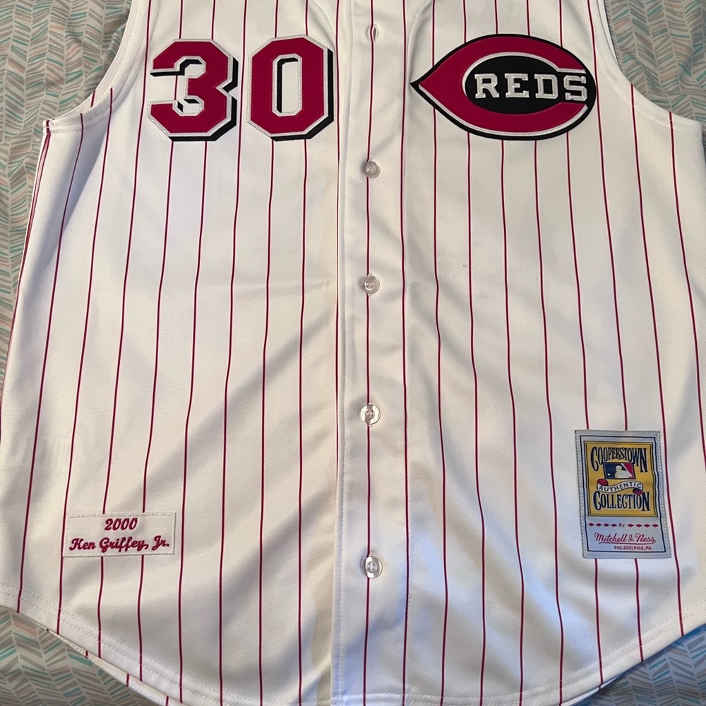 Mitchell & Ness Authentic Cincinnati Reds Ken Griffey Jr Jersey